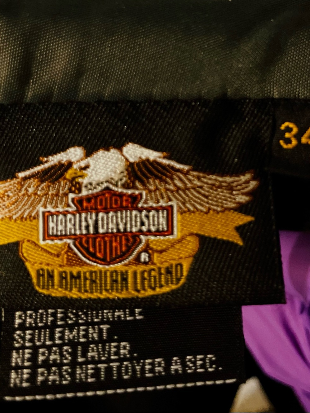Harley-Davidson Black Genuine Leather Lace-Up Corset Top - Picture 8 of 9